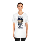 Babe Ruth New York Yankees, Soft Cotton Bella and Canvas Short Sleeve Tee shirt