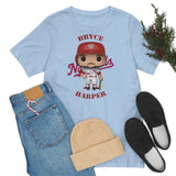 Bryce Harper Washington Nationals, Soft Cotton Bella and Canvas Short Sleeve Tee shirt