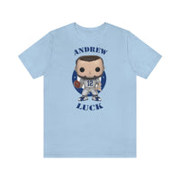 Andrew Luck Indianapolis Colts, Soft Cotton Bella and Canvas Short Sleeve Tee shirt