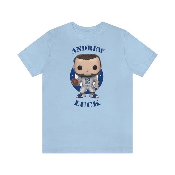Andrew Luck Indianapolis Colts, Soft Cotton Bella and Canvas Short Sleeve Tee shirt
