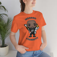 Leonard Fournette Jacksonville Jaguars, Soft Cotton Bella and Canvas Short Sleeve Tee shirt