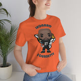 Leonard Fournette Jacksonville Jaguars, Soft Cotton Bella and Canvas Short Sleeve Tee shirt