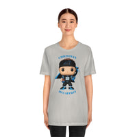 Christian McCaffrey Carolina Panthers, Soft Cotton Bella and Canvas Short Sleeve Tee shirt