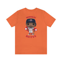 Mookie Betts Boston Red Sox, Soft Cotton Bella and Canvas Short Sleeve Tee shirt