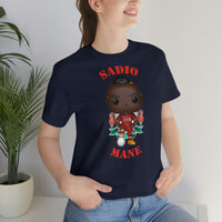 Sadio Mane Liverpool, Soft Cotton Bella and Canvas Short Sleeve Tee shirt