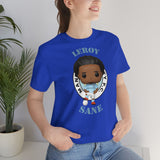 Leroy Sane Manchester City, Soft Cotton Bella and Canvas Short Sleeve Tee shirt