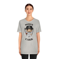 Derek Carr Las Vegas Raiders, Soft Cotton Bella and Canvas Short Sleeve Tee shirt