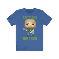 Kurt Cobain Green Jumper, Soft Cotton Bella and Canvas Short Sleeve Tee shirt