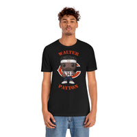 Walter Payton Chicago Bears (White), Soft Cotton Bella and Canvas Short Sleeve Tee shirt