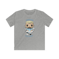 Sergio Aguero Manchester City, Kids Gildan Softstyle Tee Shirt