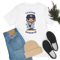 Clayton Kershaw L.A Dodgers, Soft Cotton Bella and Canvas Short Sleeve Tee shirt