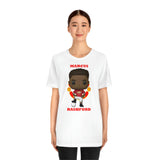 Marcus Rashford Manchester United, Soft Cotton Bella and Canvas Short Sleeve Tee shirt