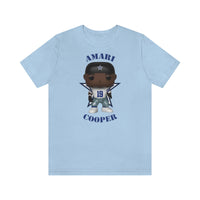 Amari Cooper Dallas Cowboys, Soft Cotton Bella and Canvas Short Sleeve Tee shirt