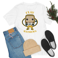 Clay Mathews Jr Green Bay Packers, Soft Cotton Bella and Canvas Short Sleeve Tee shirt