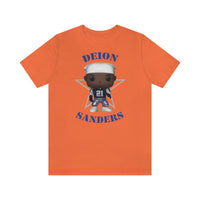 Deion Sanders Dallas Cowboys Throwback, Soft Cotton Bella and Canvas Short Sleeve Tee shirt