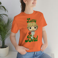 Larry Bird Celtics Basketball, Soft Cotton Bella and Canvas Short Sleeve Tee shirt