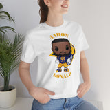Aaron Donald L.A Rams, Soft Cotton Bella and Canvas Short Sleeve Tee shirt