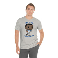 Barry Sanders Detroit Lions, Soft Cotton Bella and Canvas Short Sleeve Tee shirt