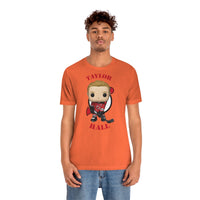 Taylor Hall New Jersey Devils, Soft Cotton Bella and Canvas Short Sleeve Tee shirt