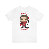 Nico Hischier New Jersey Devils, Soft Cotton Bella and Canvas Short Sleeve Tee shirt