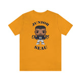 Junior Seau L.A Chargers, Soft Cotton Bella and Canvas Short Sleeve Tee shirt