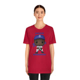 Jackie Robinson L.A/Brooklyn Dodgers, Soft Cotton Bella and Canvas Short Sleeve Tee shirt