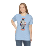Mr Met New York Mets, Soft Cotton Bella and Canvas Short Sleeve Tee shirt
