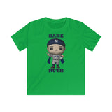 Babe Ruth New York Yankees, Kids Gildan Softstyle Tee Shirt