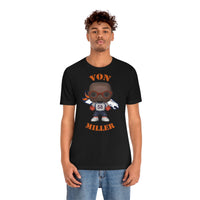 Von Miller Denver Broncos, Soft Cotton Bella and Canvas Short Sleeve Tee shirt