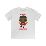 Marcus Rashford Manchester United, Kids Gildan Softstyle Tee Shirt