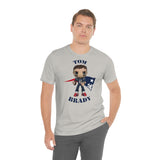Tom Brady New England Patriots (Large), Soft Cotton Bella and Canvas Short Sleeve Tee shirt