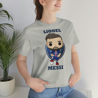 Lionel Messi PSG, Soft Cotton Bella and Canvas Short Sleeve Tee shirt