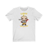 Terry Bradshaw Pittsburgh Steelers (White), Soft Cotton Bella and Canvas Short Sleeve Tee shirt