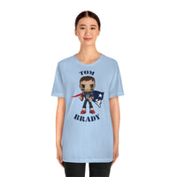 Tom Brady New England Patriots (Large), Soft Cotton Bella and Canvas Short Sleeve Tee shirt