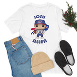 Josh Allen Buffalo Bills, Soft Cotton Bella and Canvas Short Sleeve Tee shirt
