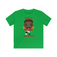 Marcus Rashford Manchester United, Kids Gildan Softstyle Tee Shirt