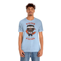 Walter Payton Chicago Bears (White), Soft Cotton Bella and Canvas Short Sleeve Tee shirt