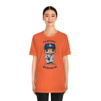 Clayton Kershaw L.A Dodgers, Soft Cotton Bella and Canvas Short Sleeve Tee shirt