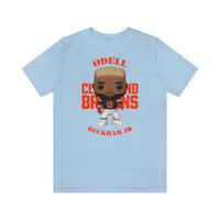 Odell Beckham Jr Cleveland Browns, Soft Cotton Bella and Canvas Short Sleeve Tee shirt