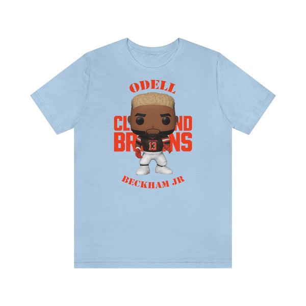Odell Beckham Jr Cleveland Browns, Soft Cotton Bella and Canvas Short Sleeve Tee shirt