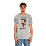 Steve Young San Francisco 49ers, Soft Cotton Bella and Canvas Short Sleeve Tee shirt