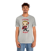 Taylor Hall New Jersey Devils, Soft Cotton Bella and Canvas Short Sleeve Tee shirt