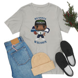 Russell Wilson Seattle Seahawks, Soft Cotton Bella and Canvas Short Sleeve Tee shirt