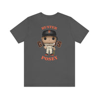 Buster Posey San Francisco Giants, Soft Cotton Bella and Canvas Short Sleeve Tee shirt