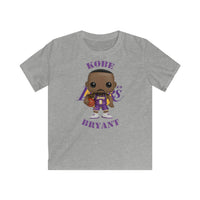 Kobe Bryant L.A Lakers (Purple), Kids Gildan Softstyle Tee Shirt