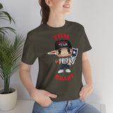 Tom Brady New England Patriots Superbowl, Soft Cotton Bella and Canvas Short Sleeve Tee shirt