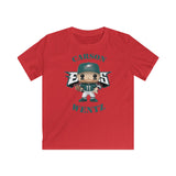 Carson Wentz Philadelphia Eagles Green Jersey, Kids Gildan Softstyle Tee Shirt