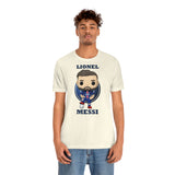 Lionel Messi PSG, Soft Cotton Bella and Canvas Short Sleeve Tee shirt