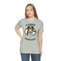 Aaron Rodgers Green Bay Packers, Soft Cotton Bella and Canvas Short Sleeve Tee shirt