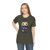 Lionel Messi PSG, Soft Cotton Bella and Canvas Short Sleeve Tee shirt